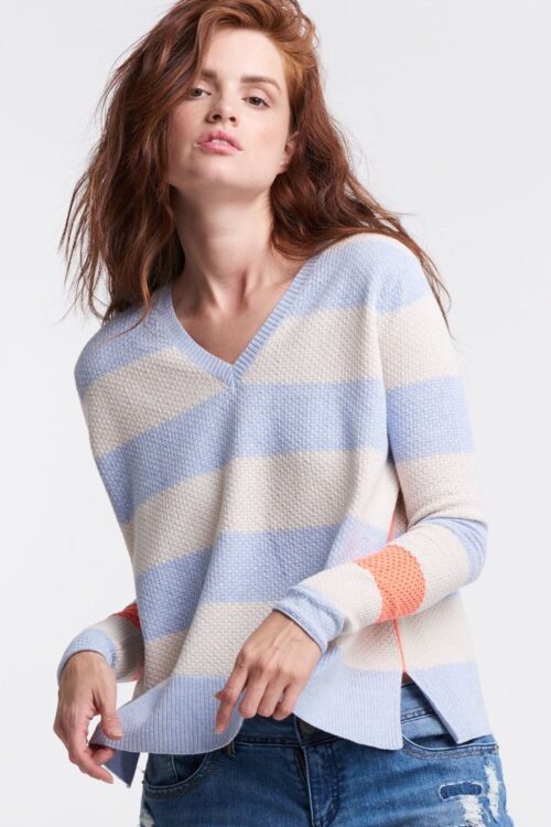Lisa Todd Stripe Hype Lite Sweater – Bluefoam