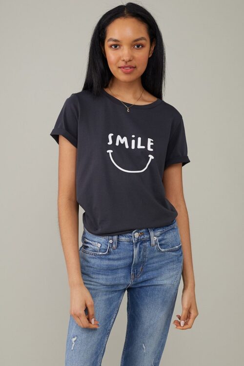 South Parade Lola Smile T Shirt – Black