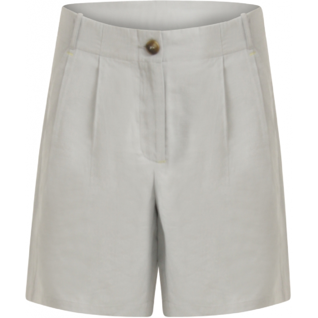Coster Copenhagen Shorts with Horn Button - Frost Blue - Stick and Ribbon