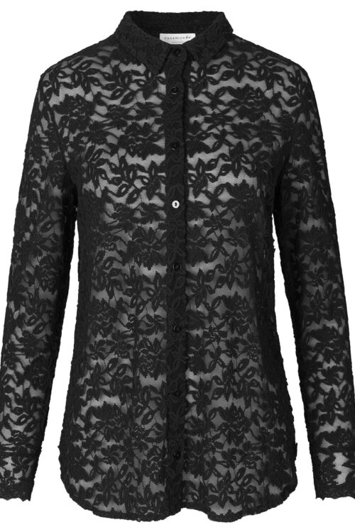Rosemunde Delicia Lace Shirt – Black