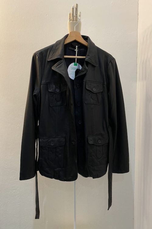 MDK Lola Leather Jacket – Black