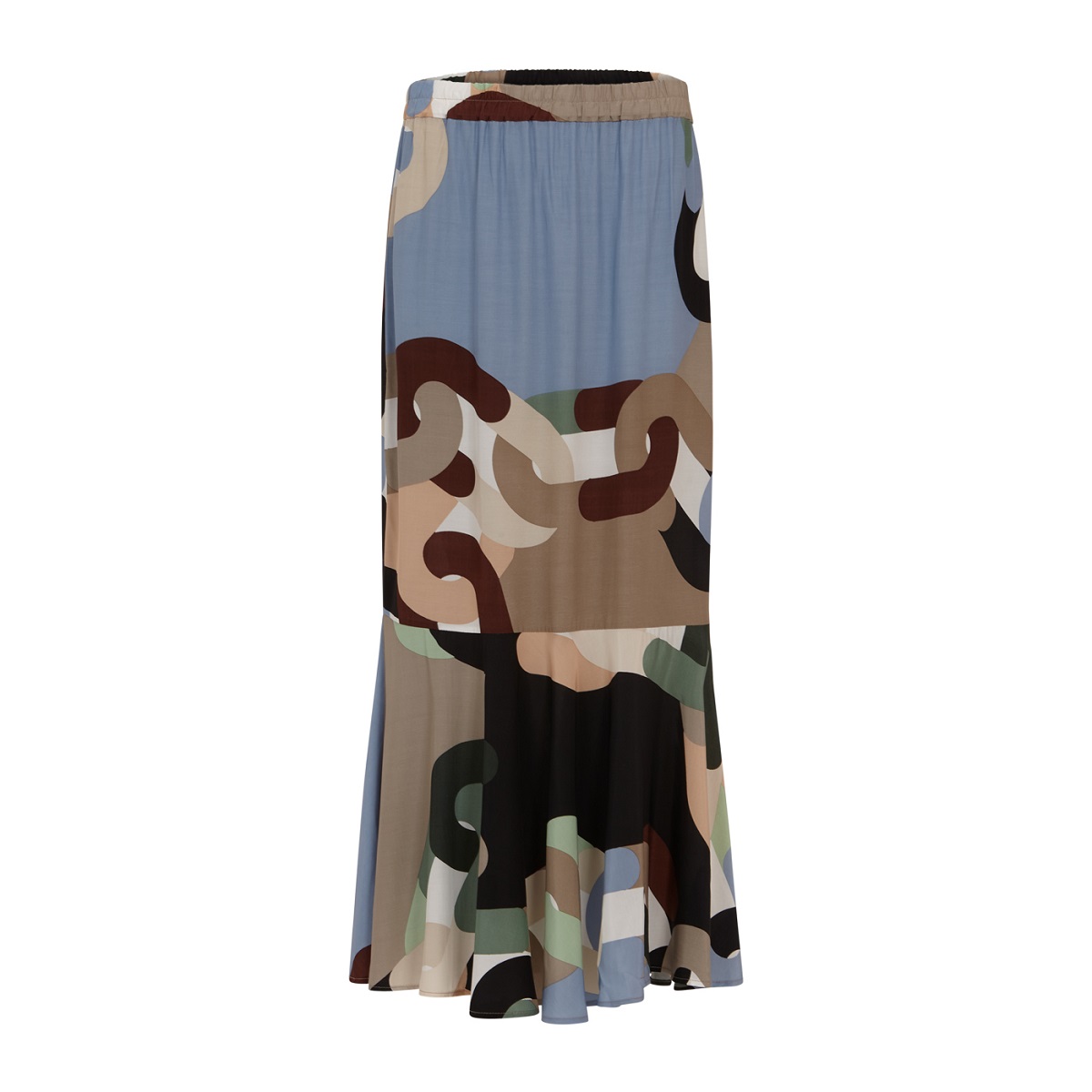 Coster Copenhagen Chain Print Skirt - Multi 905 - Stick and Ribbon