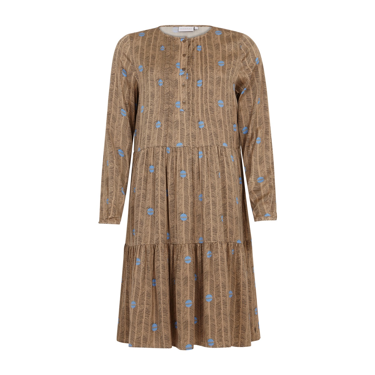 Coster Copenhagen Dress in Sprout Print - Sand - Stick and Ribbon