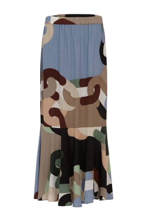 Coster Copenhagen Chain Print Skirt – Multi 905