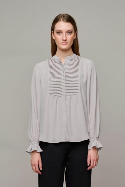 Bruuns Bazaar Camilla Astor Shirt – Silver Grey