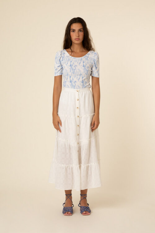 Frnch Leila Skirt – Blanc