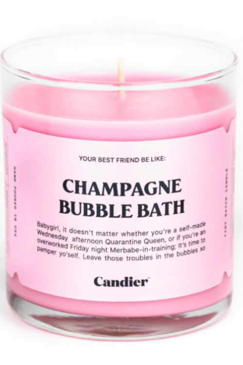 Candier Champagne Bubble Bath Candle (In-Store Only)