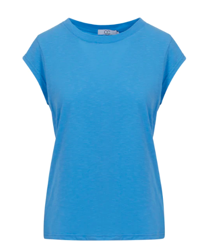 sponsor Fleksibel Visne Coster Copenhagen CC Heart Basic T Shirt - Bright Blue - Stick and Ribbon