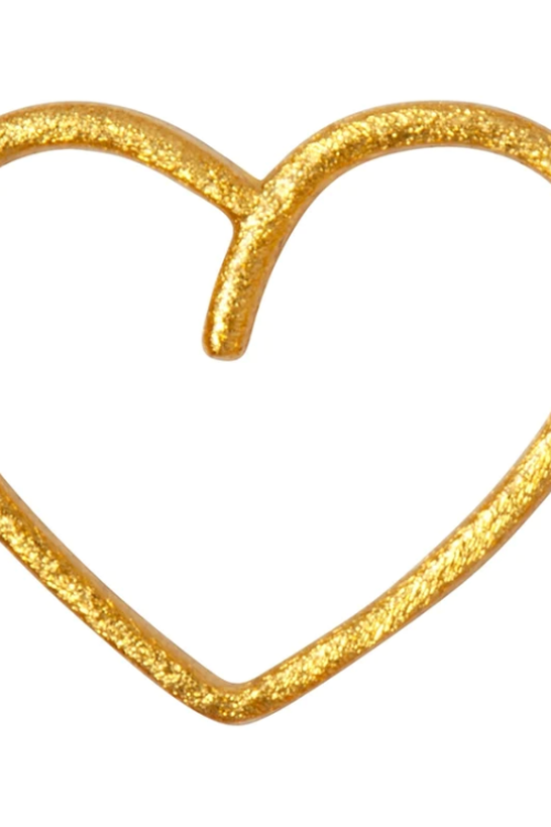 Lulu Copenhagen Happy Heart Stud – Gold