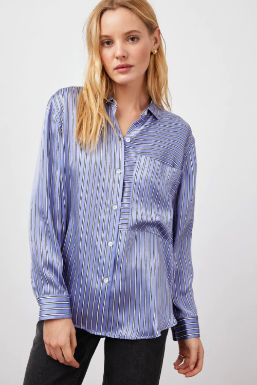 Rails Spencer Shirt – Moonlight Stripe