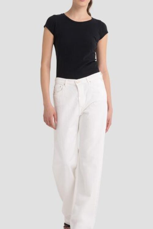 Replay Rose Label Laelj Wide Leg Jeans – Butter