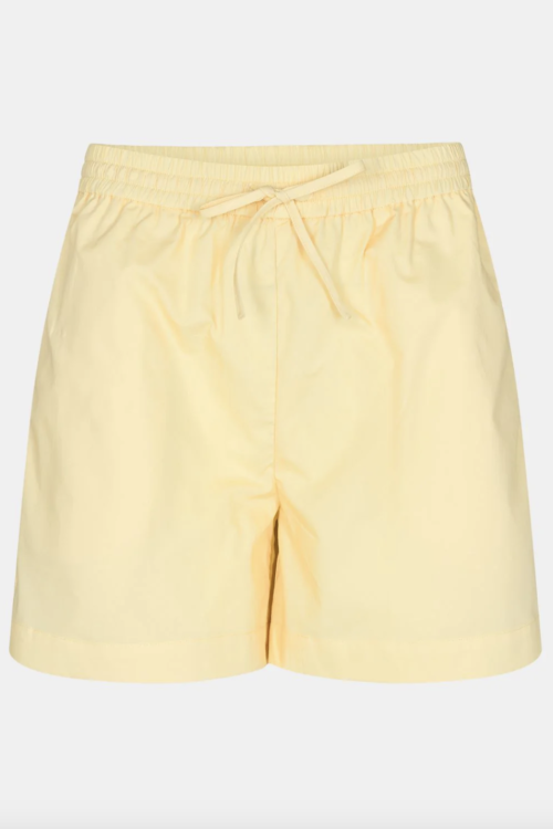 Sofie Schnoor Relaxed Cotton Shorts – Light Yellow