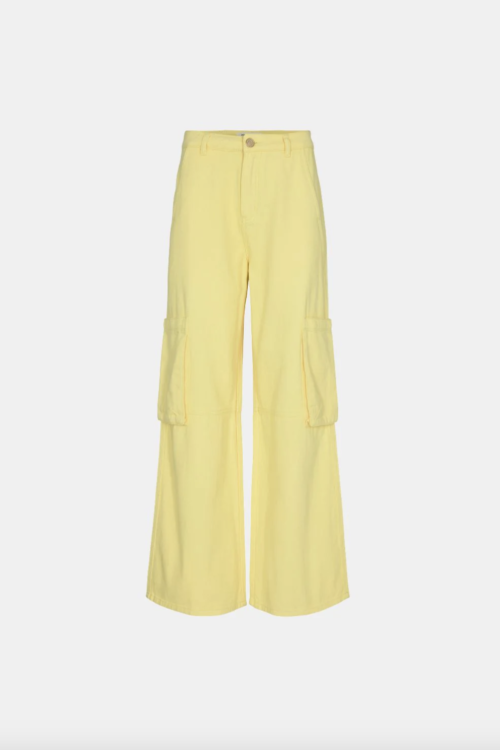 Sofie Schnoor Cargo Trousers – Light Yellow