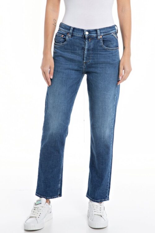 Replay Maijke Straight Fit Jeans – Medium Blue