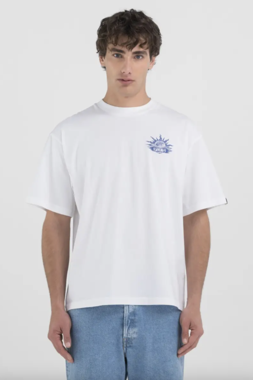 Replay Mens 9Zero1 Crew T-Shirt – White