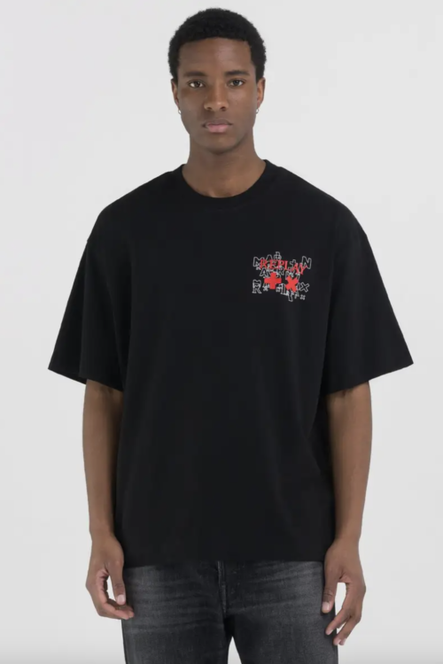 Replay X Martin Garrix Mens ‘REDFIRE’ Crew T-Shirt – Black